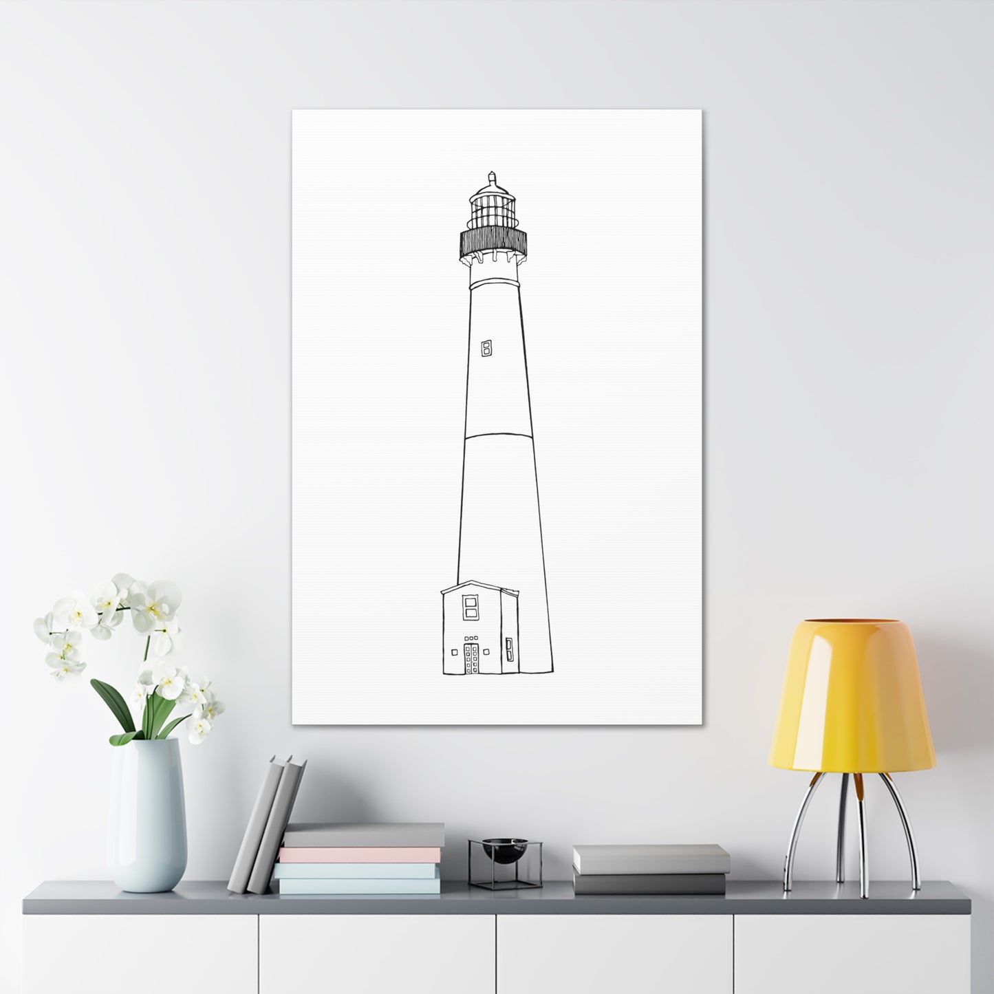 Barnegat Lighthouse Canvas Art Print