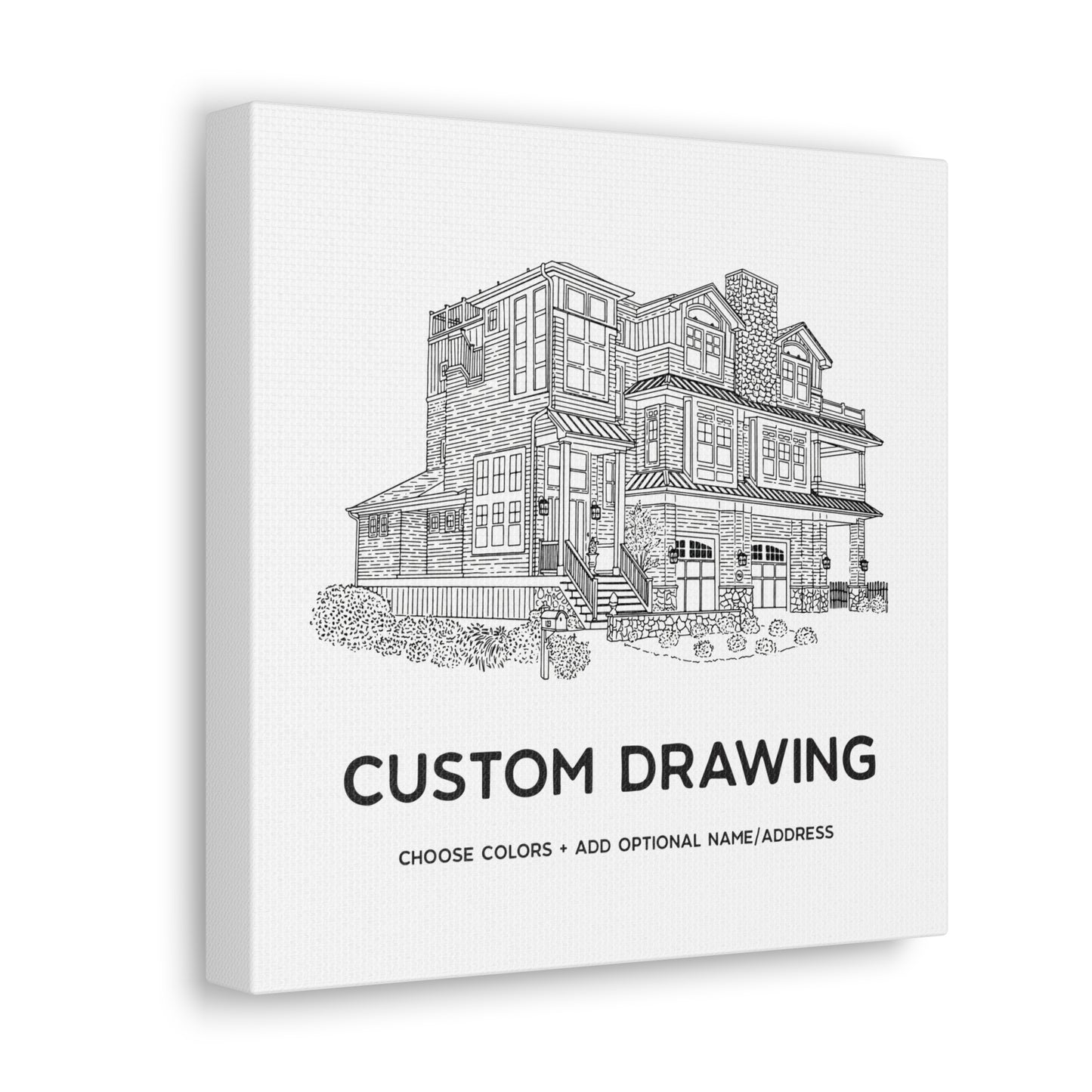 Custom Drawing Canvas Art Print