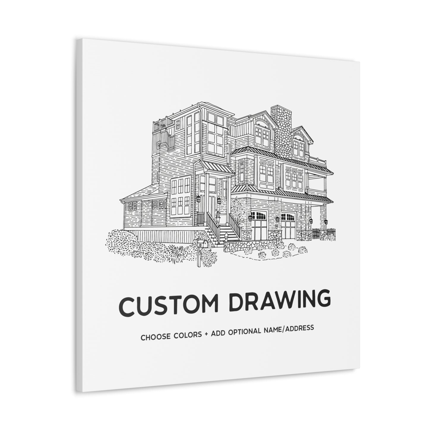 Custom Drawing Canvas Art Print