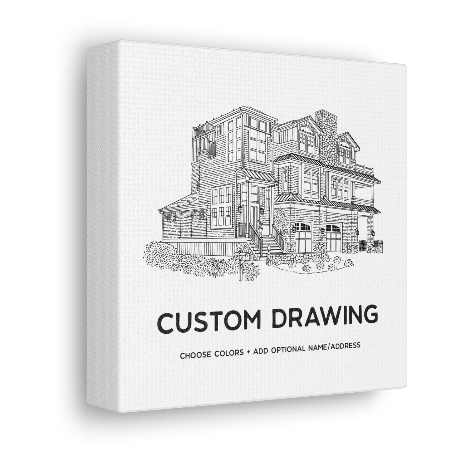 Custom Drawing Canvas Art Print