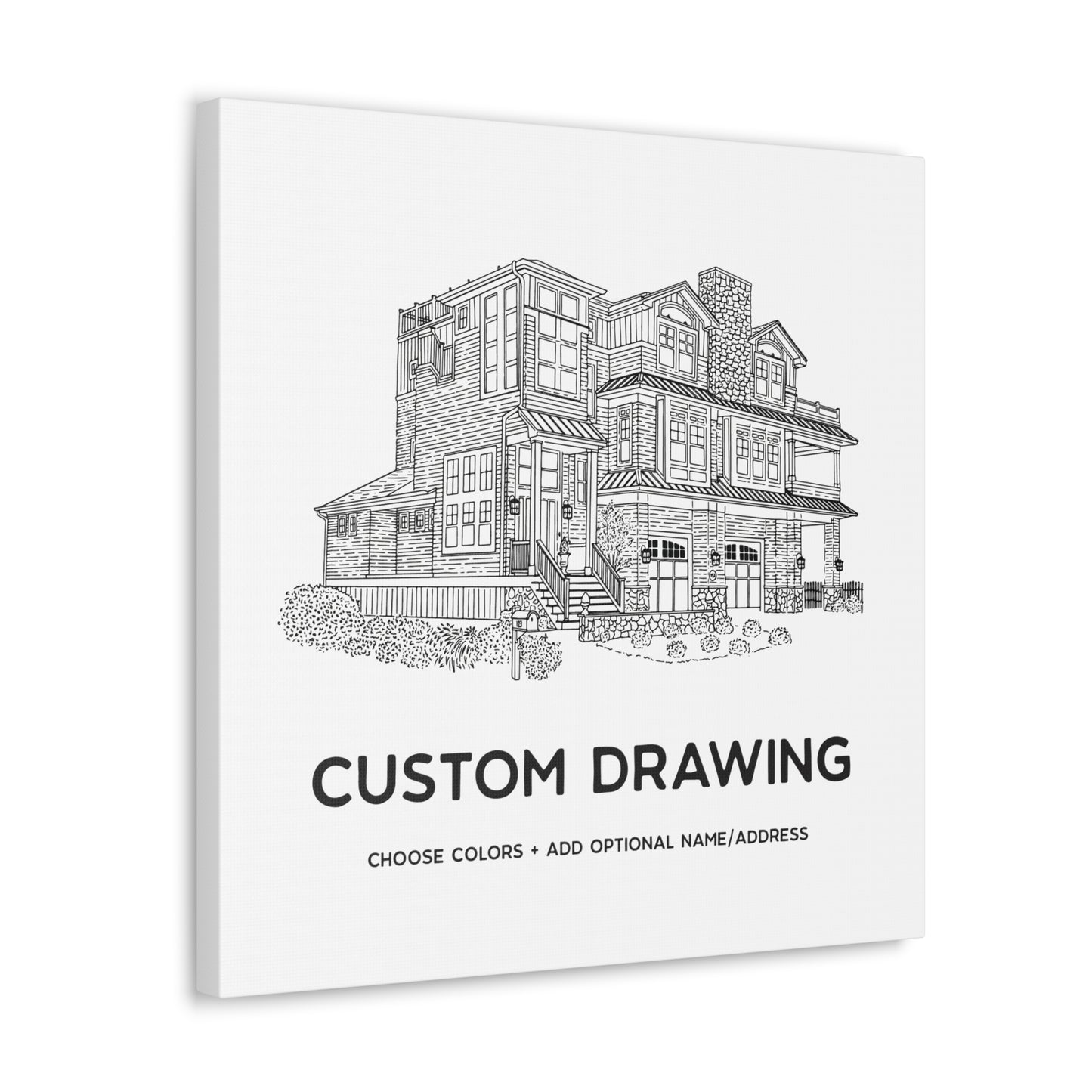 Custom Drawing Canvas Art Print