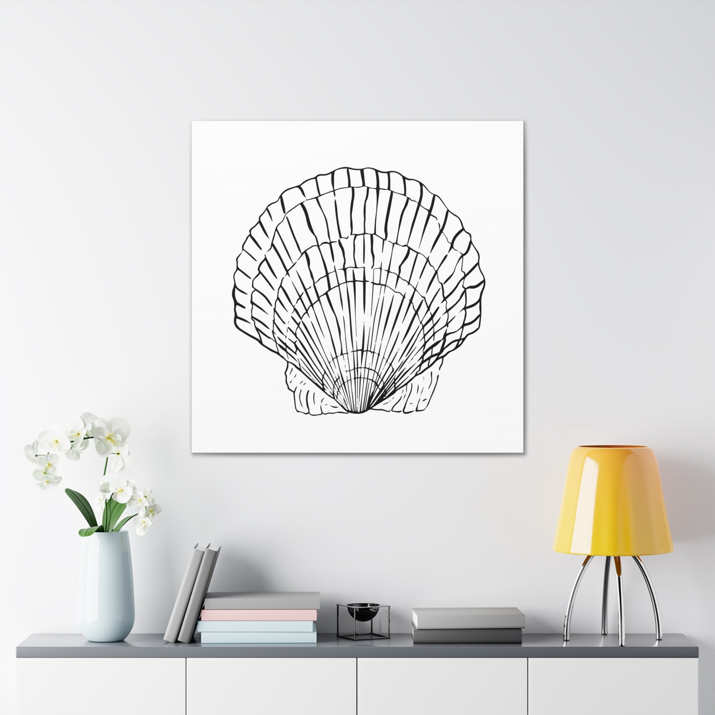 Scallop Canvas Art Print