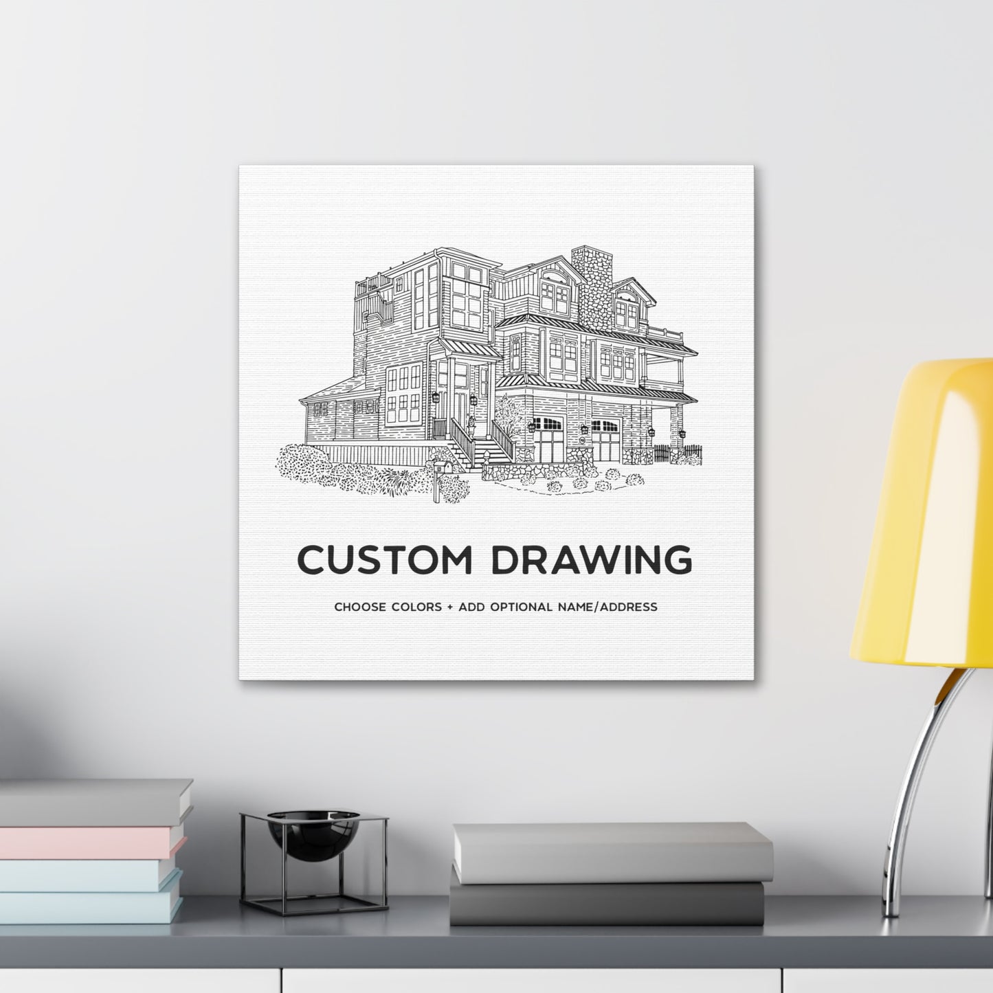 Custom Drawing Canvas Art Print