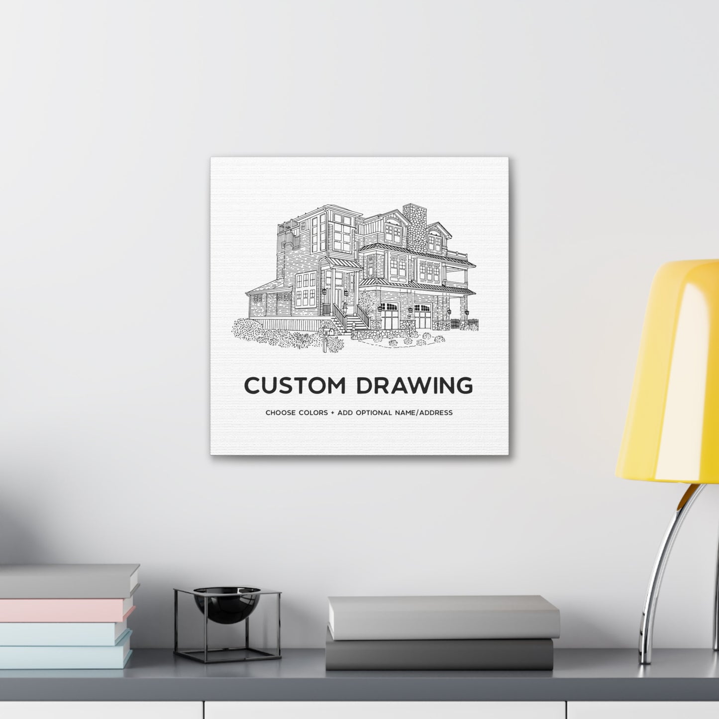 Custom Drawing Canvas Art Print