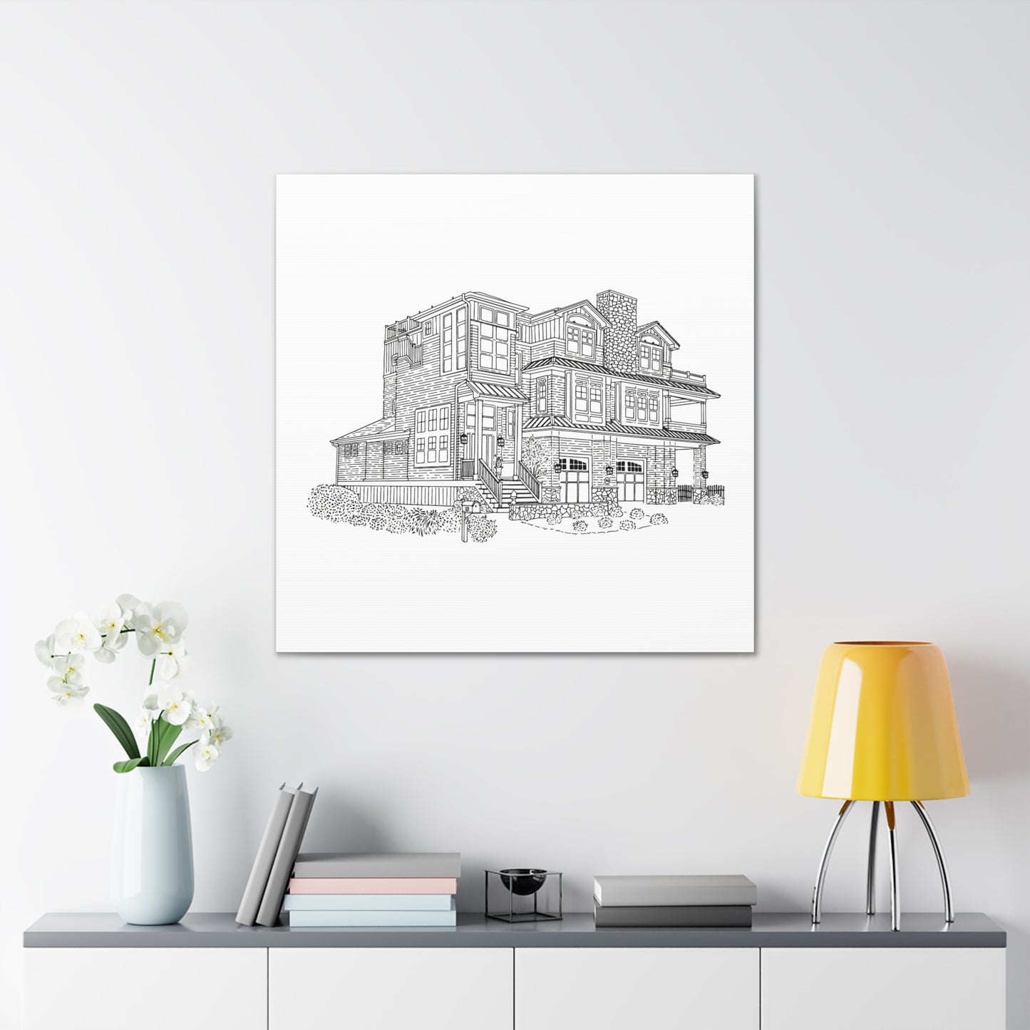 Custom Drawing Canvas Art Print