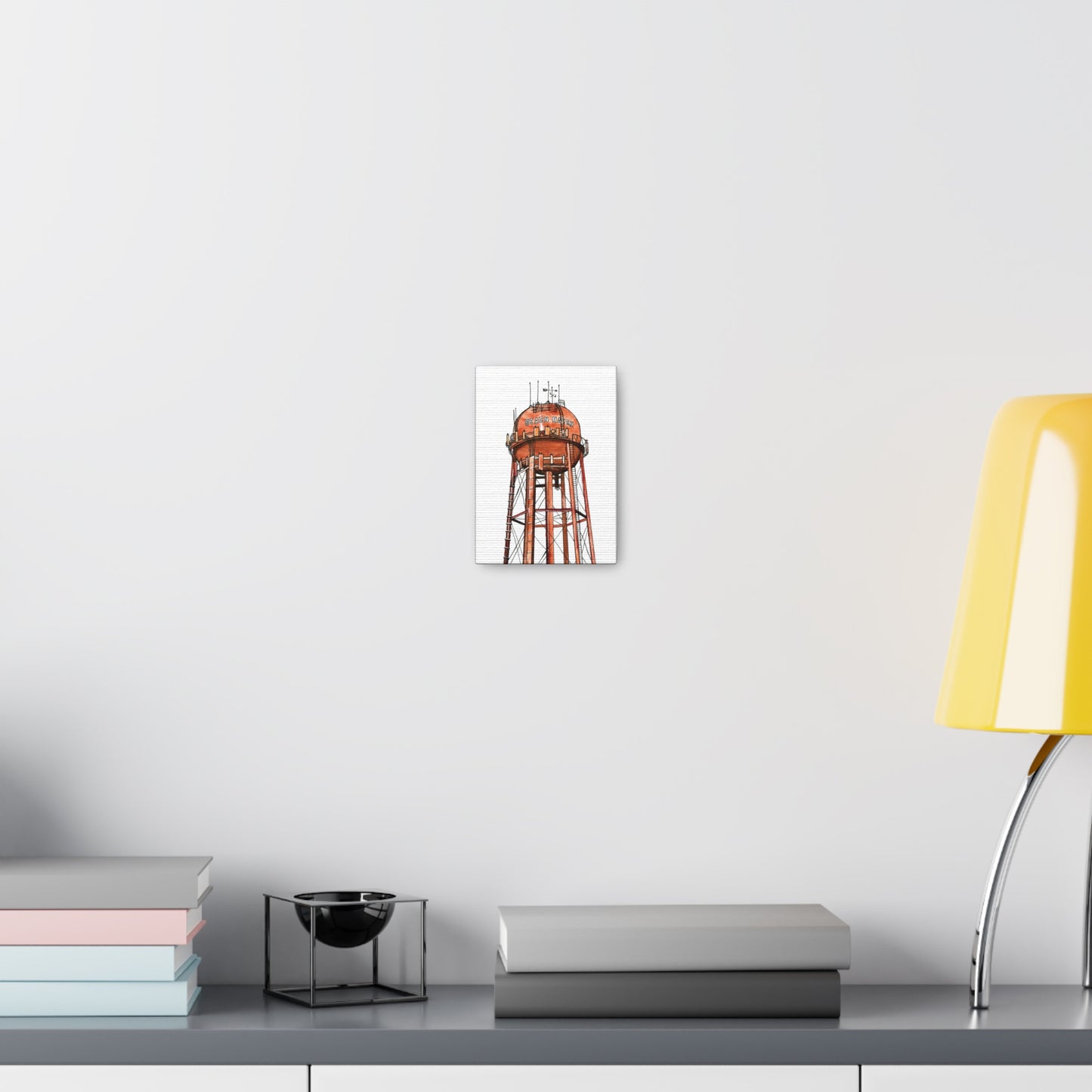 Beach Haven Water Tower Canvas Art Print