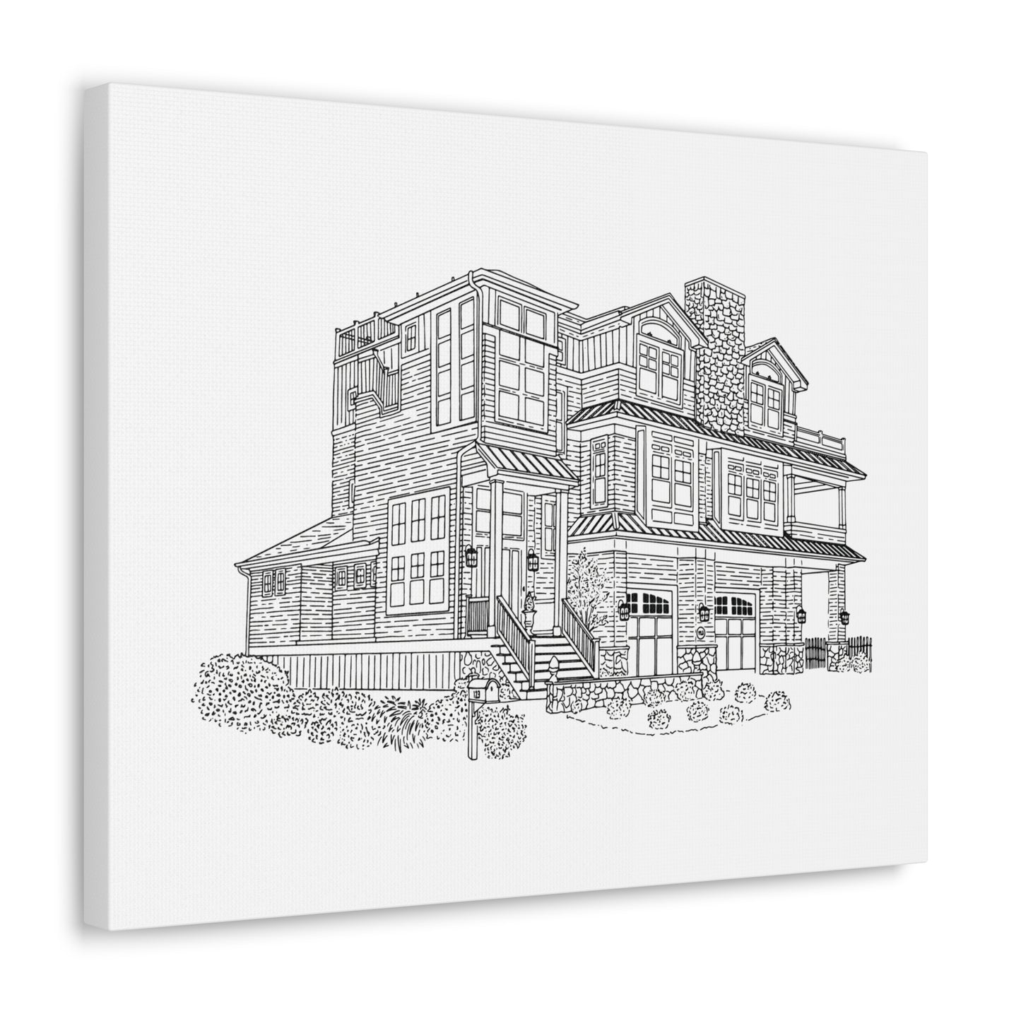 Custom Drawing Canvas Art Print