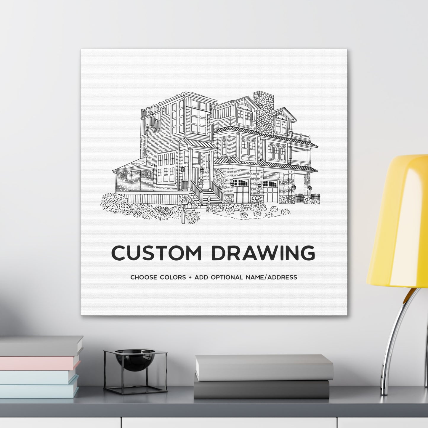 Custom Drawing Canvas Art Print