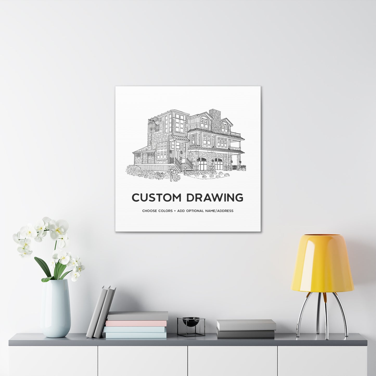 Custom Drawing Canvas Art Print