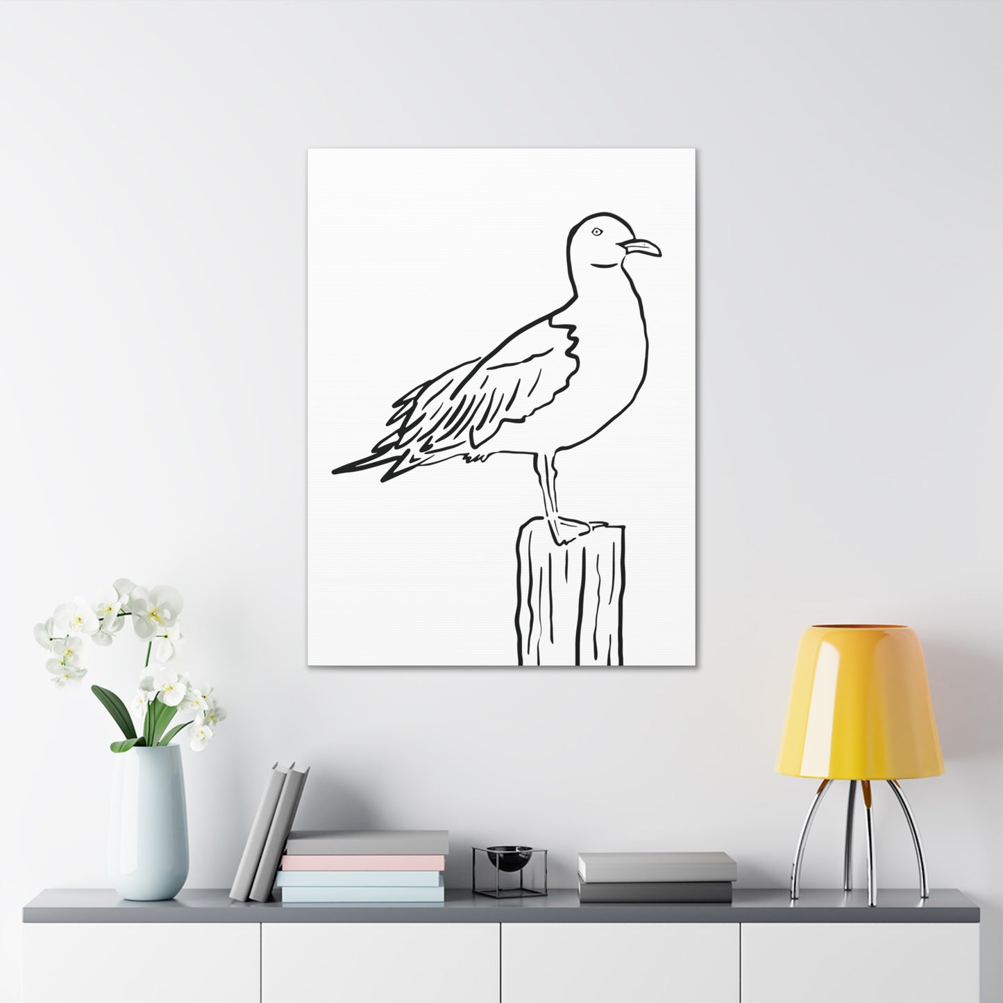 Seagull Canvas Art Print