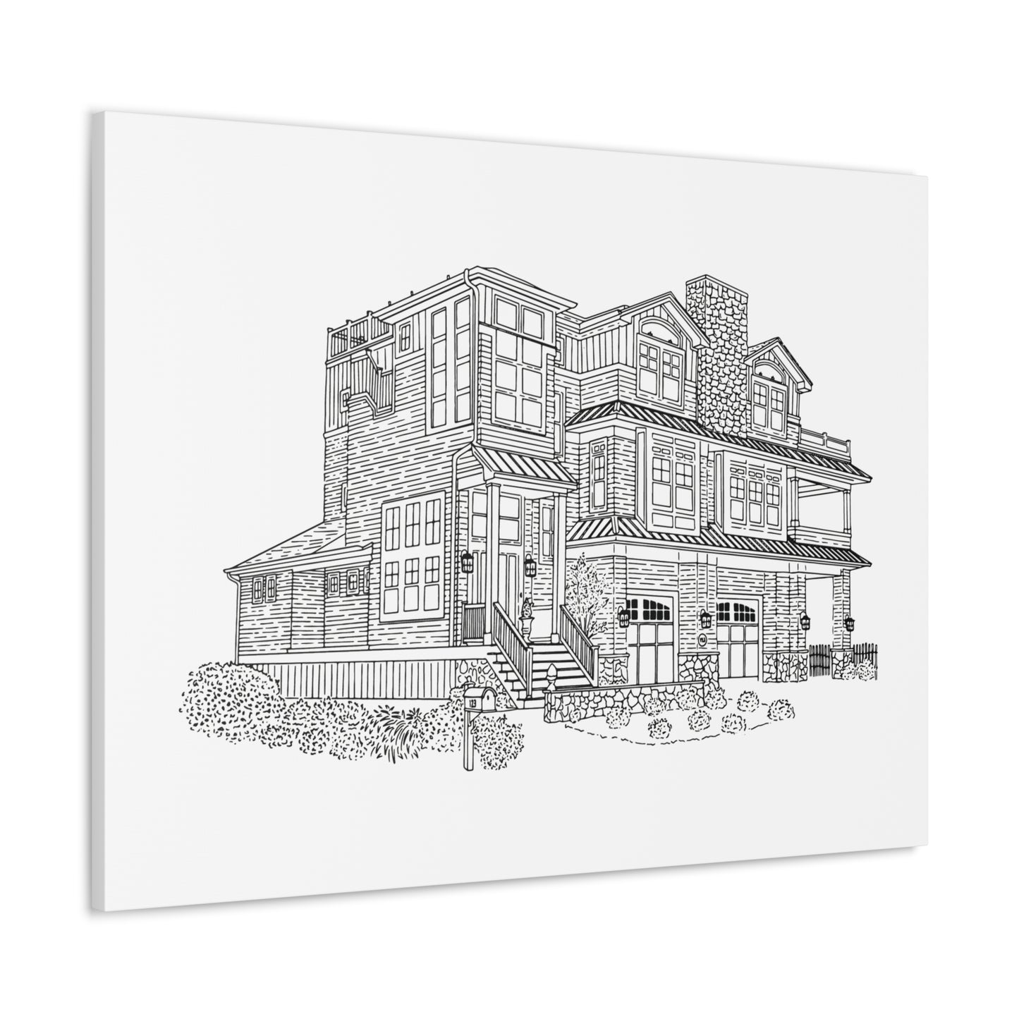 Custom Drawing Canvas Art Print