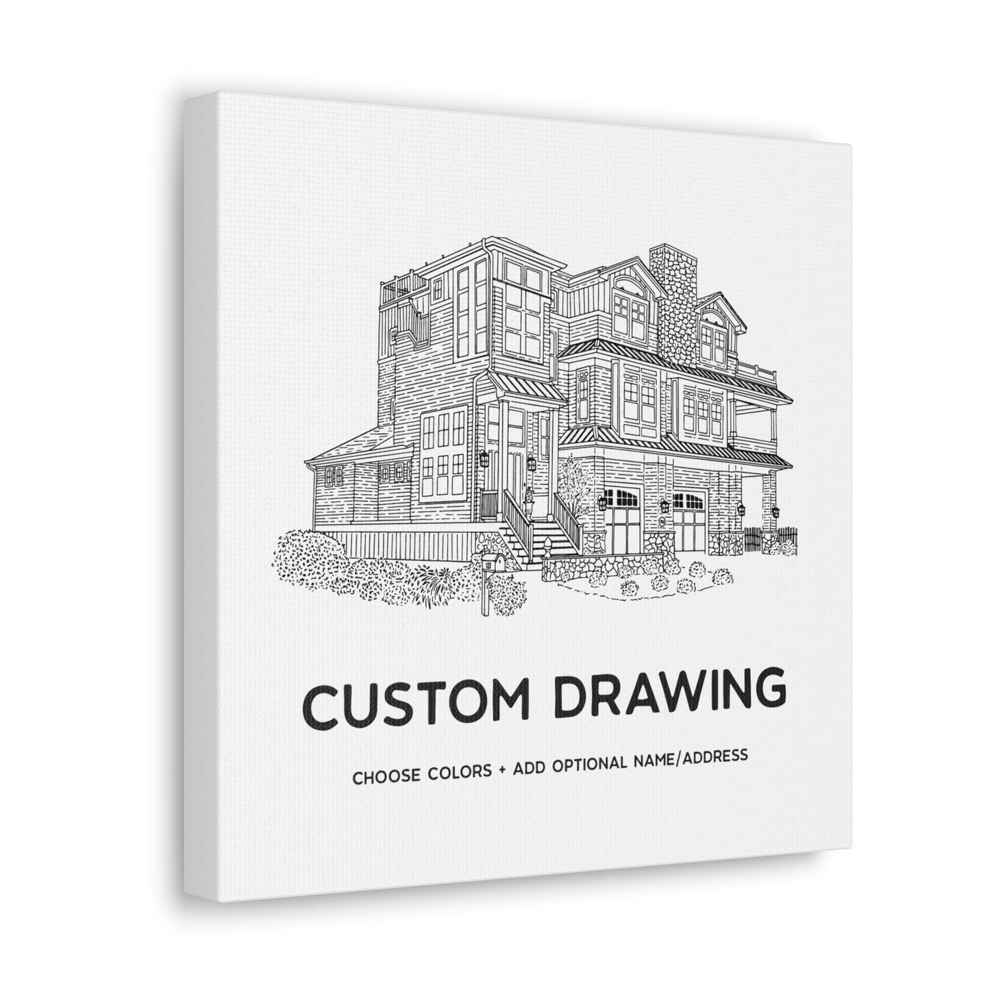 Custom Drawing Canvas Art Print
