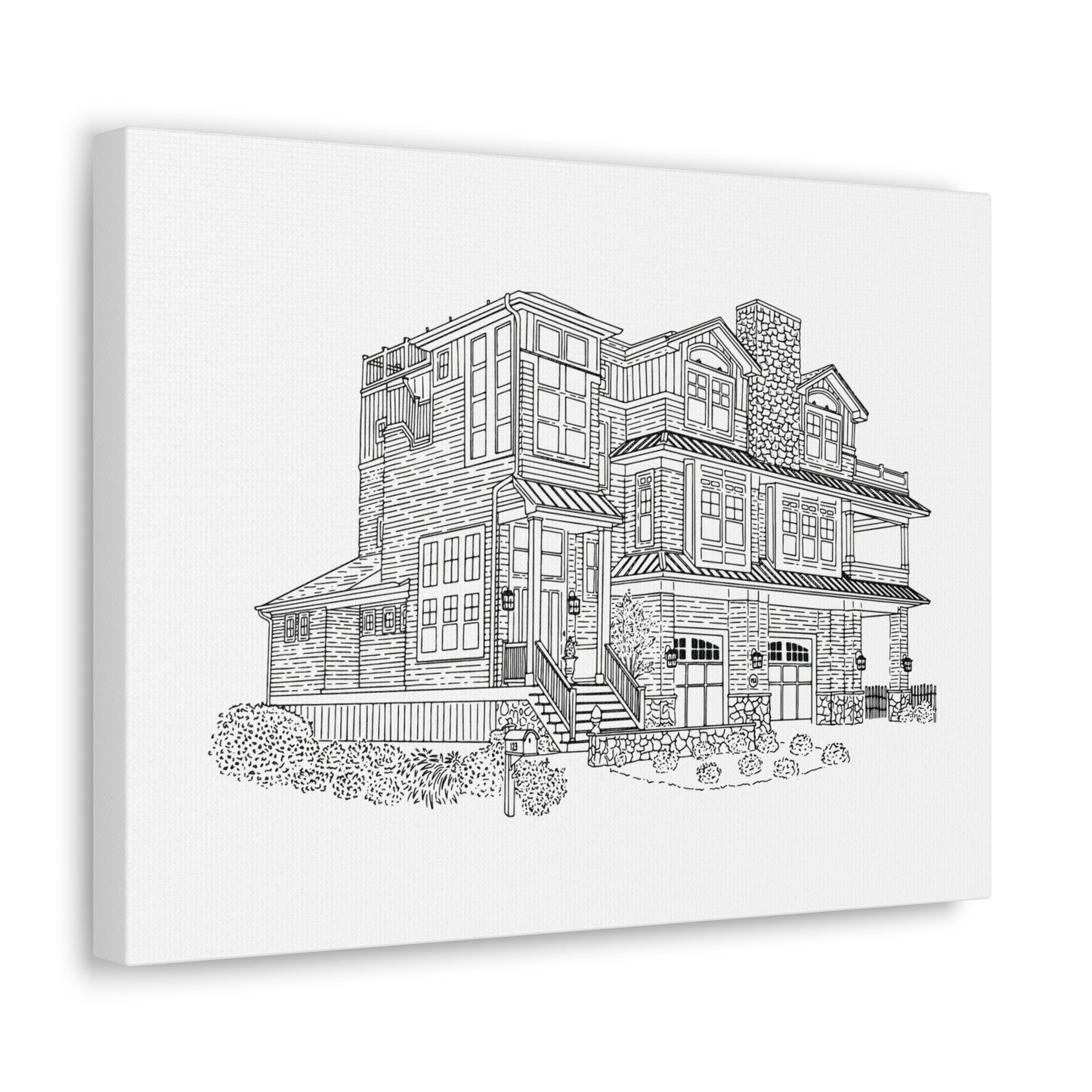 Custom Drawing Canvas Art Print