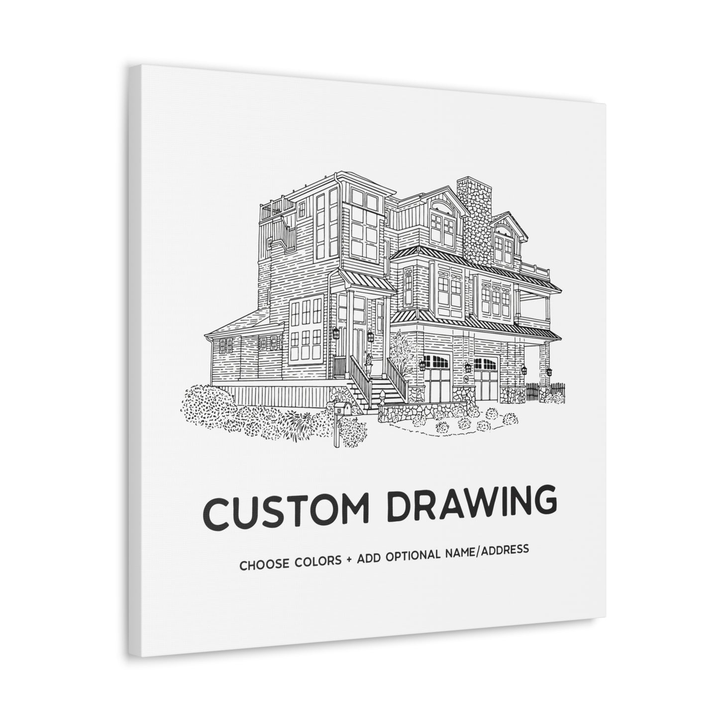 Custom Drawing Canvas Art Print