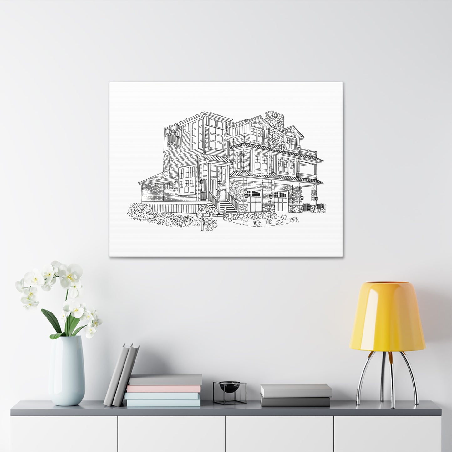 Custom Drawing Canvas Art Print