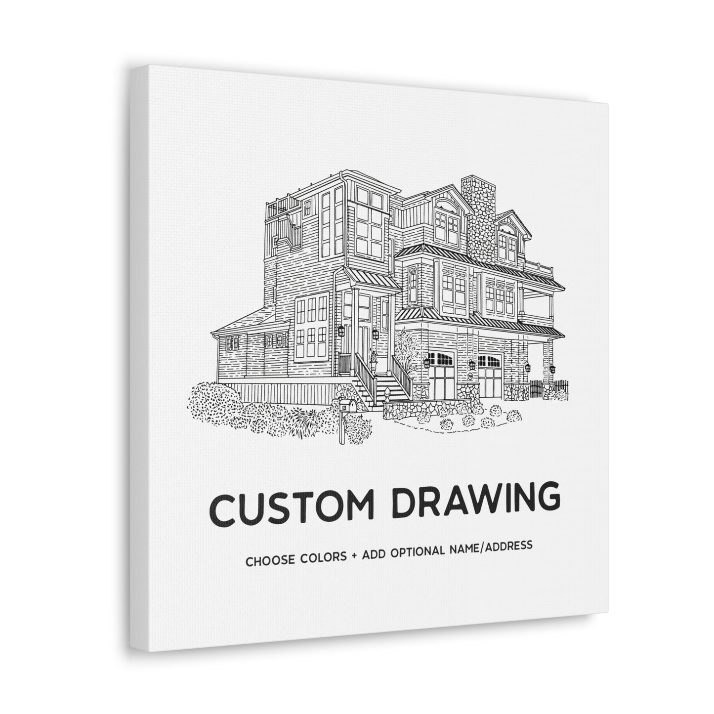 Custom Drawing Canvas Art Print