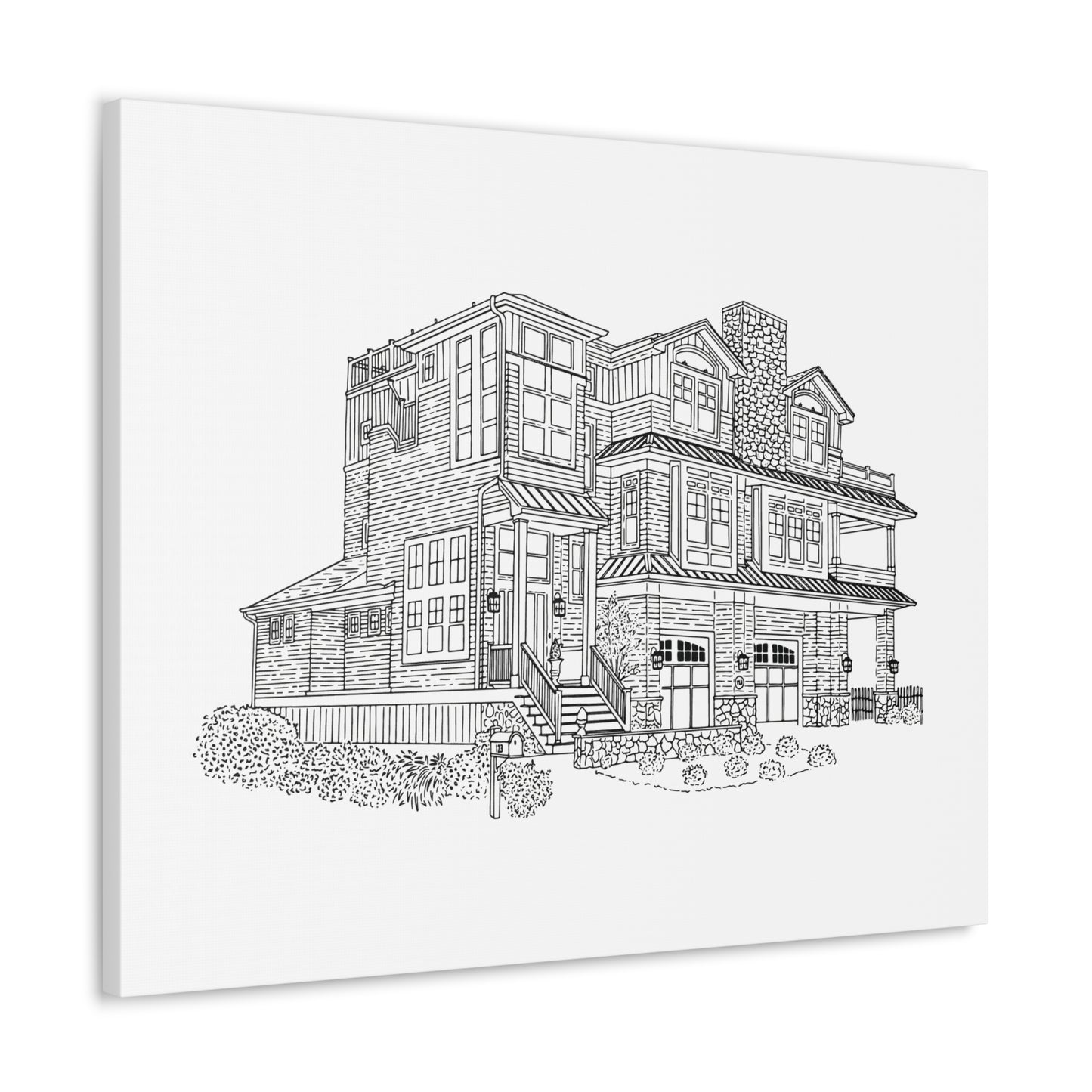 Custom Drawing Canvas Art Print