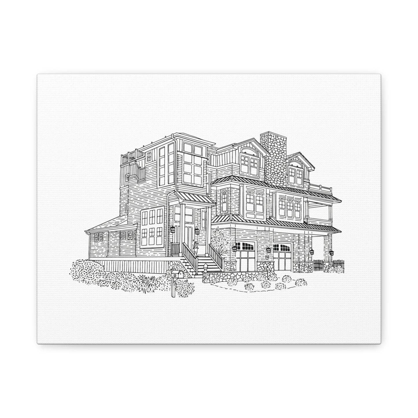 Custom Drawing Canvas Art Print