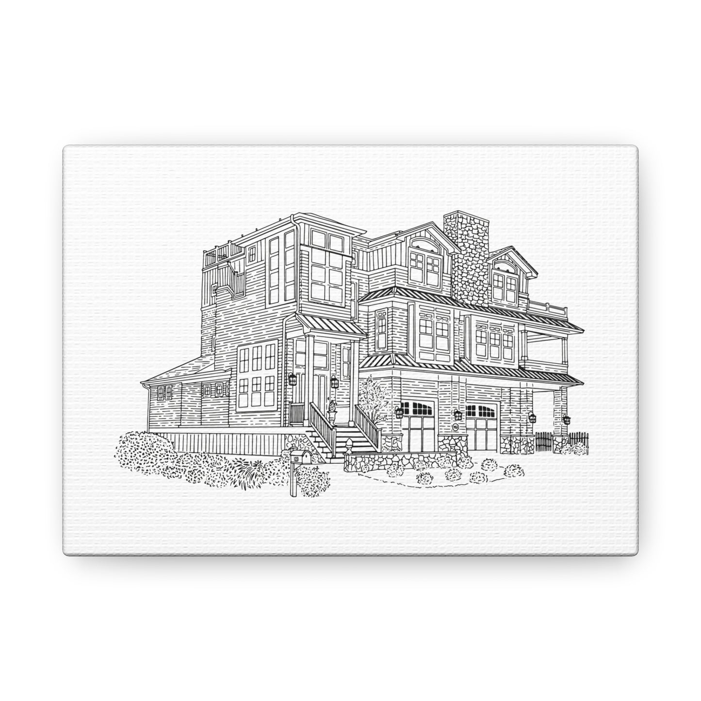 Custom Drawing Canvas Art Print