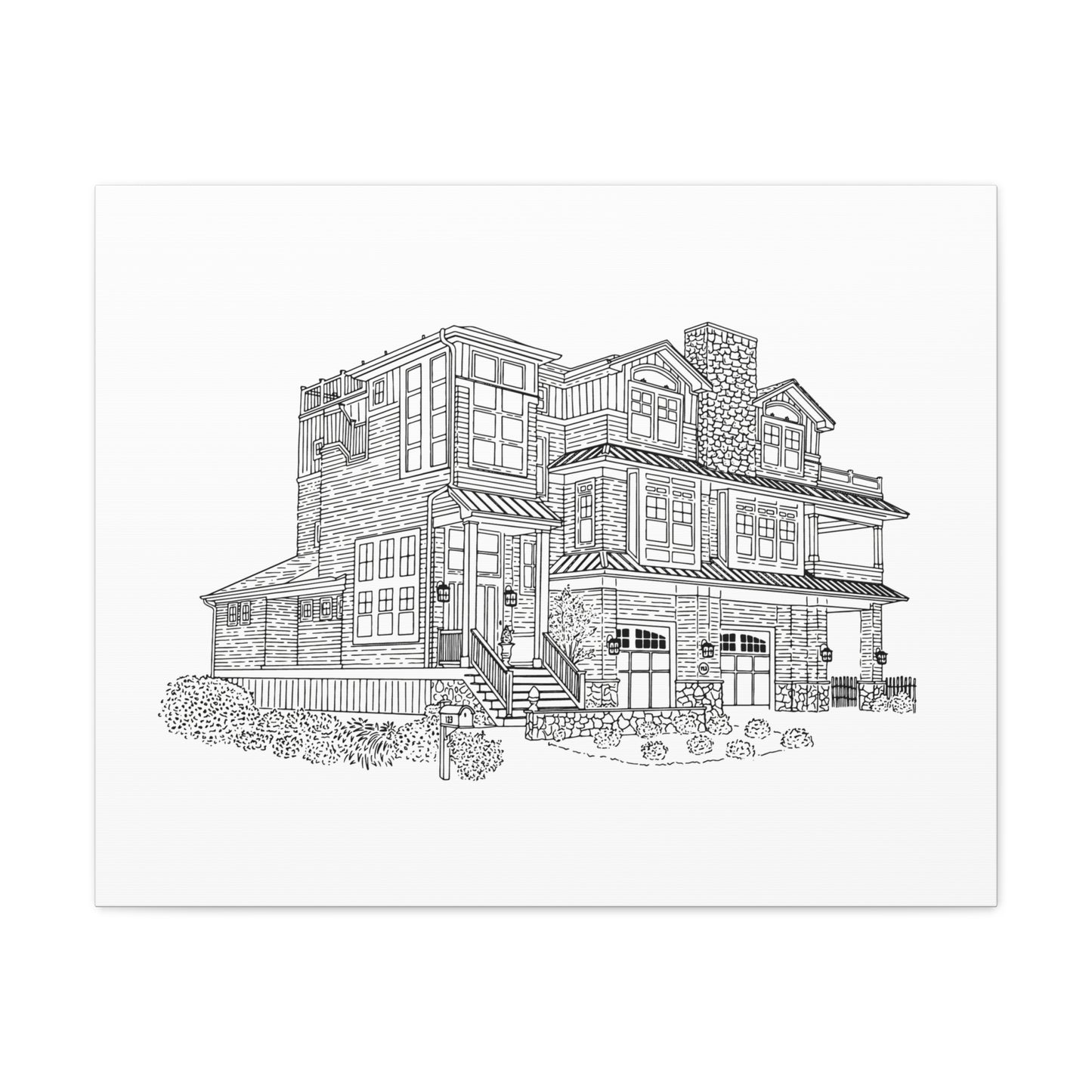 Custom Drawing Canvas Art Print