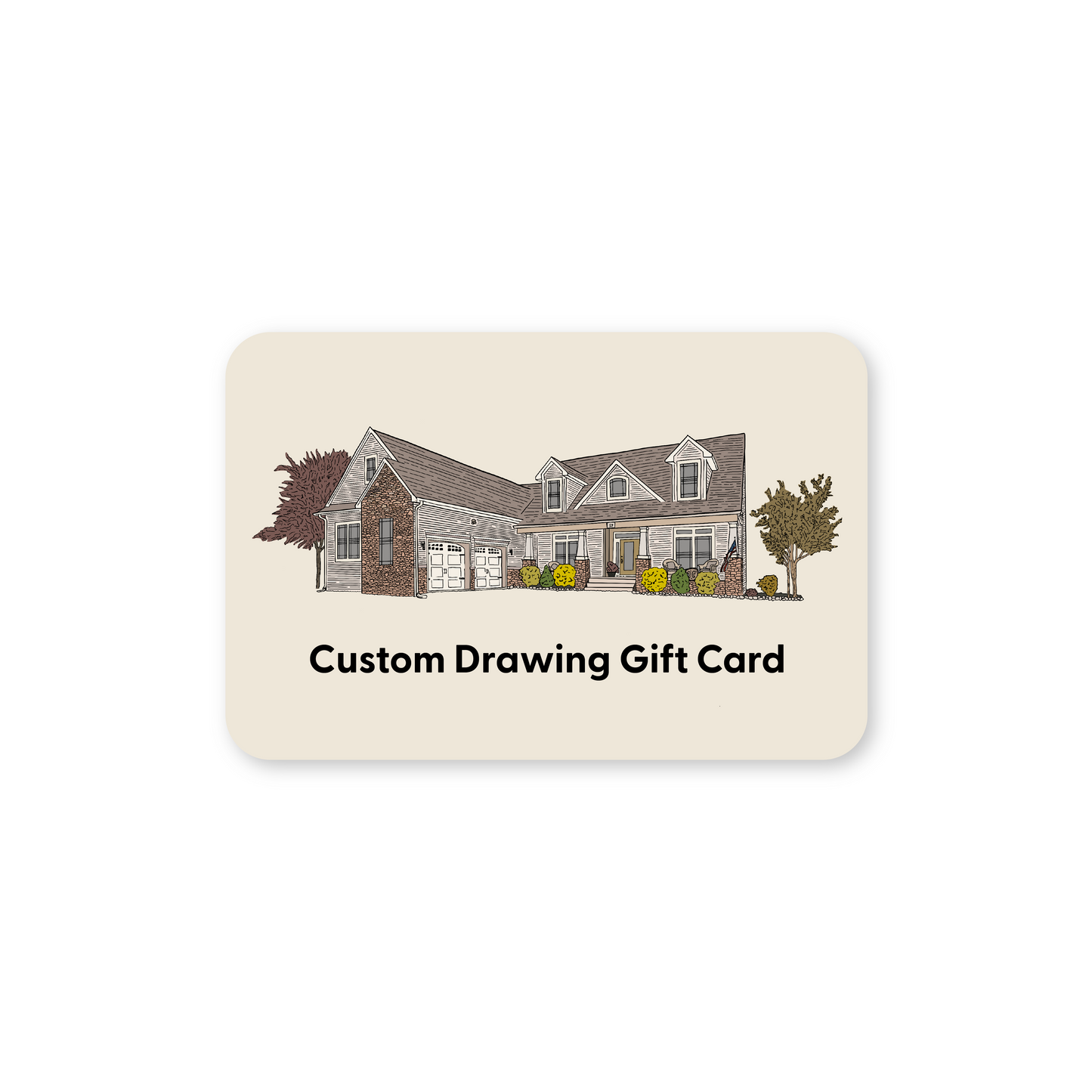 Custom Drawing Gift Card