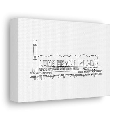 LBI Billboard Canvas Art Print