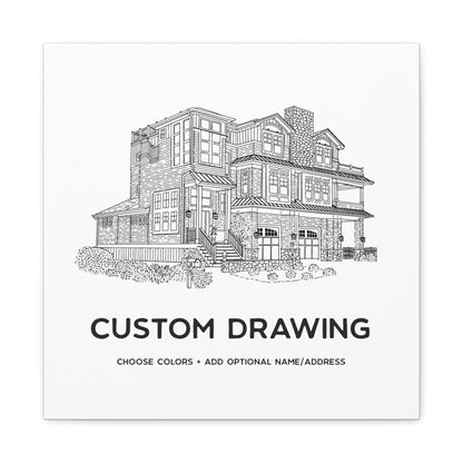 Custom Drawing Canvas Art Print