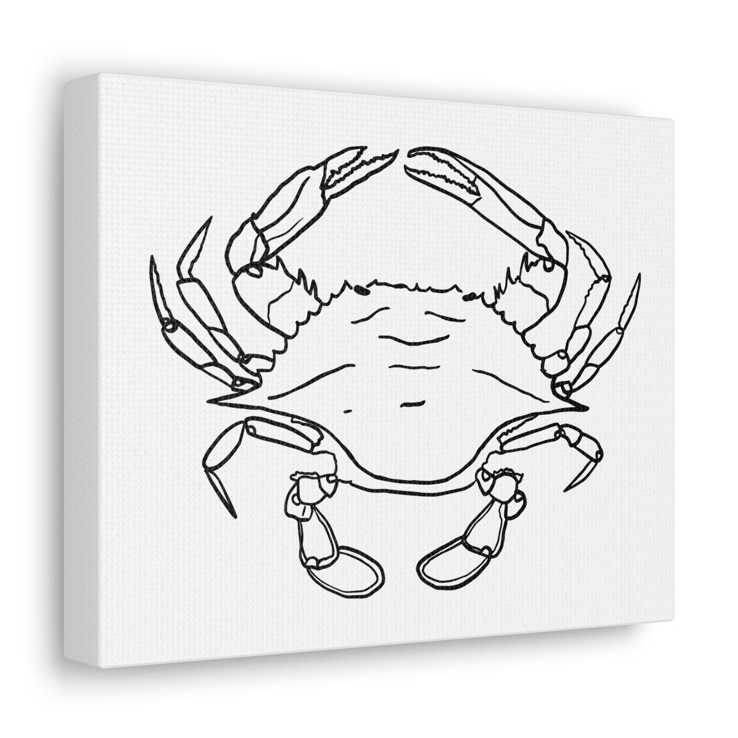 Blue Claw Crab Canvas Art Print