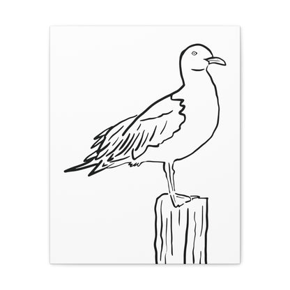 Seagull Canvas Gallery Wrap