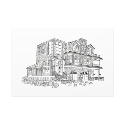 Custom Drawing Canvas Art Print