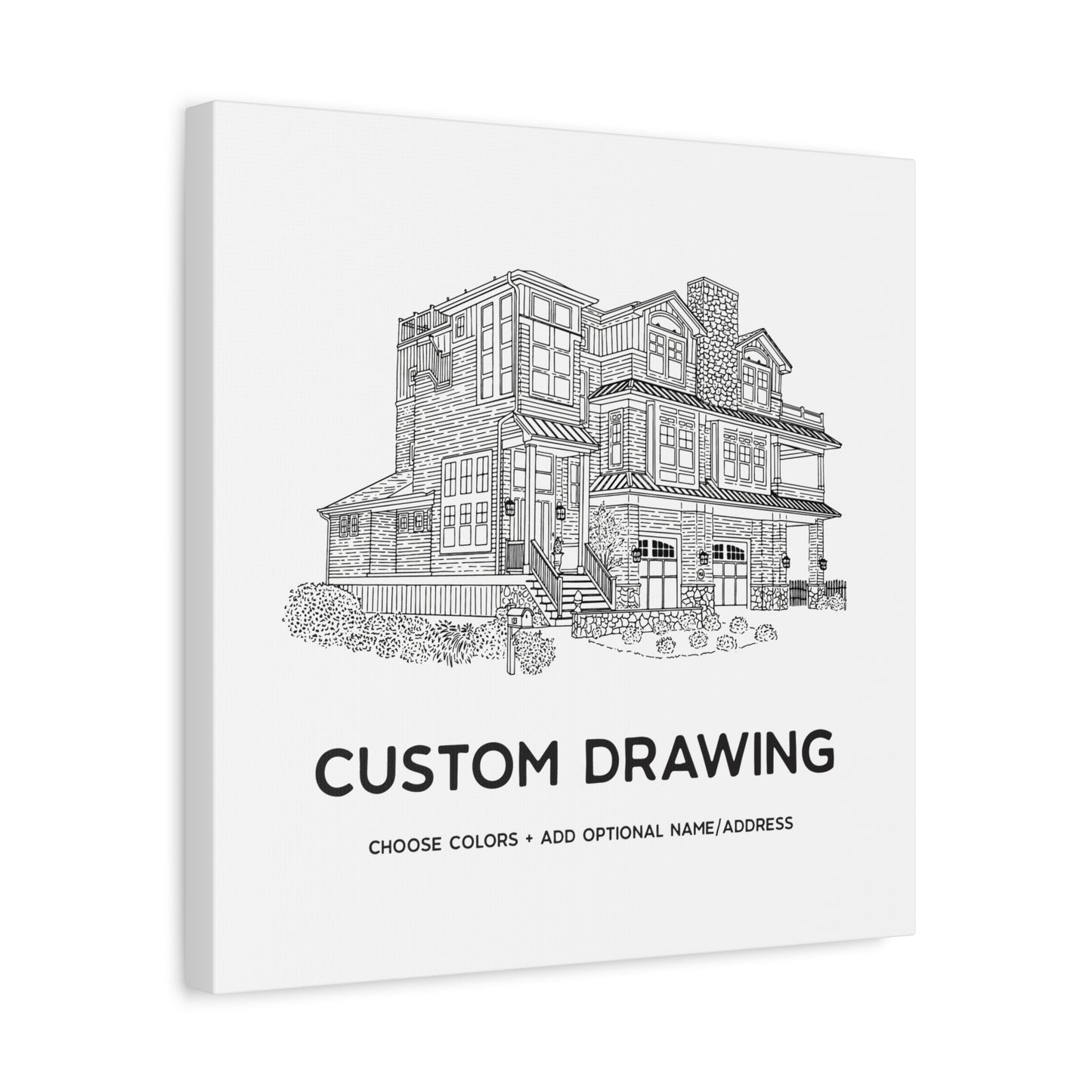 Custom Drawing Canvas Art Print