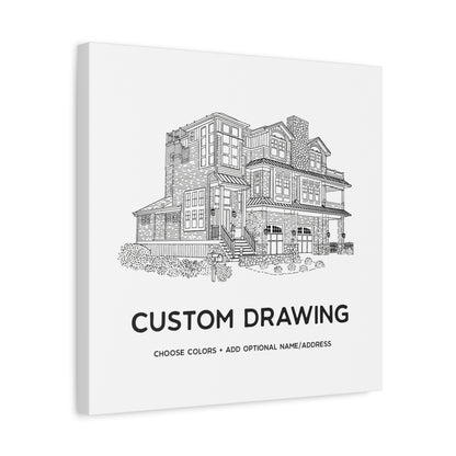 Custom Drawing Canvas Art Print