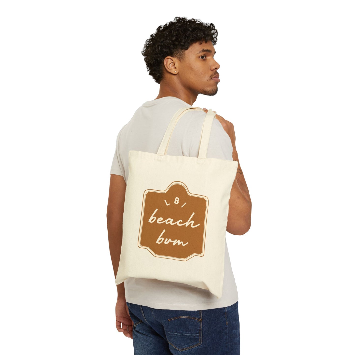 LBI Beach Bum Cotton Canvas Tote Bag