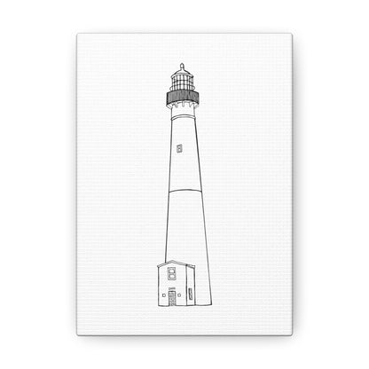 Barnegat Lighthouse Canvas Gallery Wrap