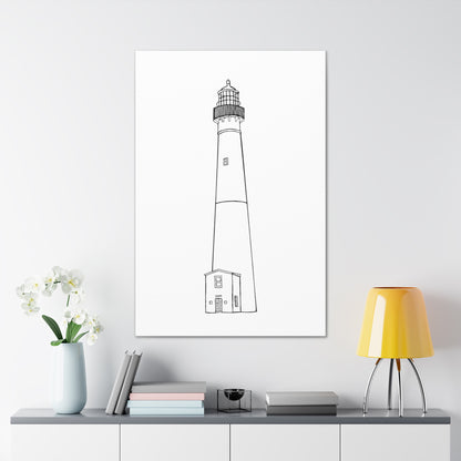 Barnegat Lighthouse Canvas Gallery Wrap