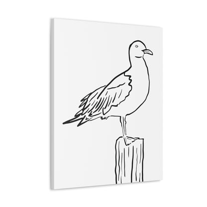 Seagull Canvas Gallery Wrap