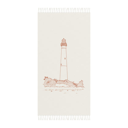 Barnegat Lighthouse Boho Beach Towel - Light