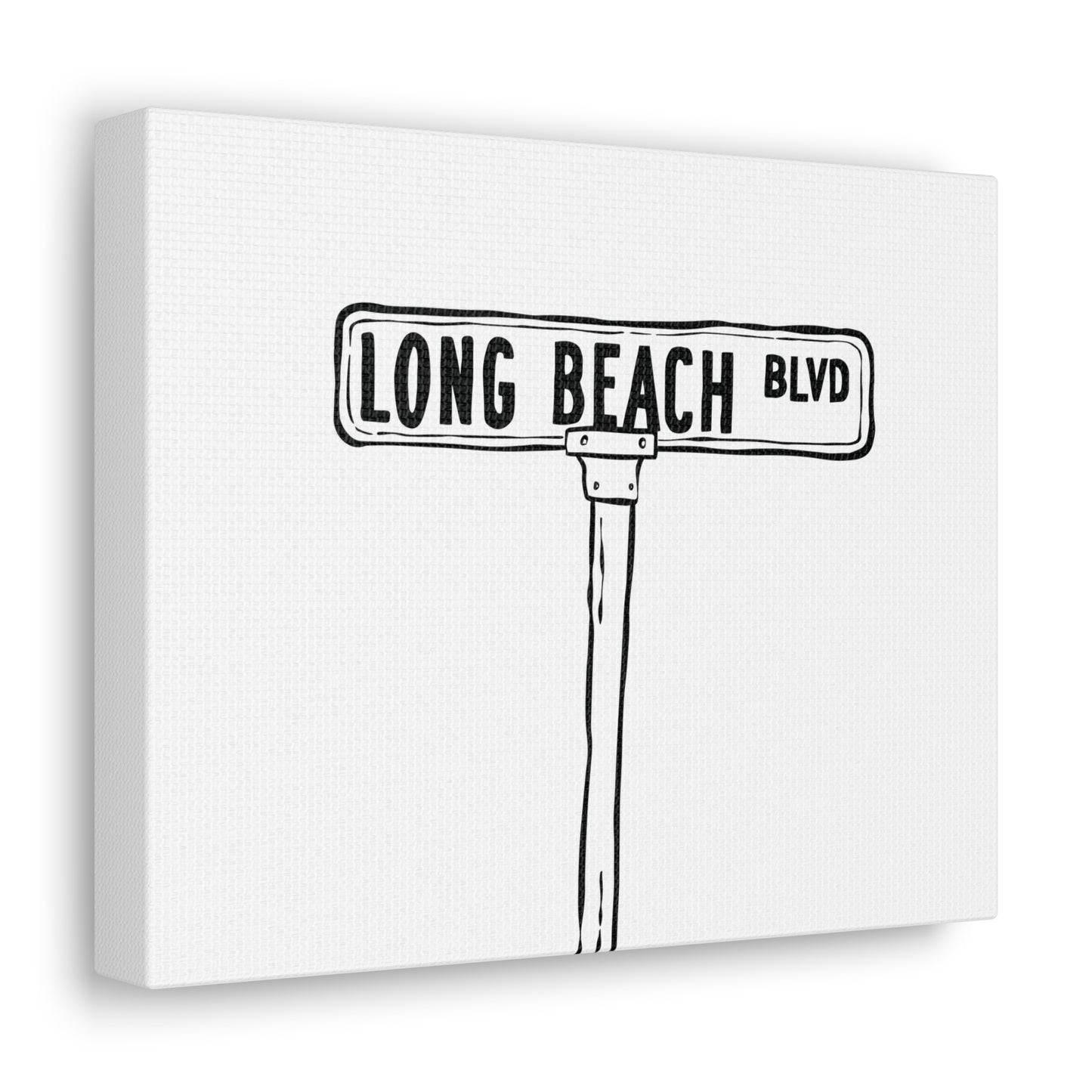 LBI BLVD Canvas Art Print