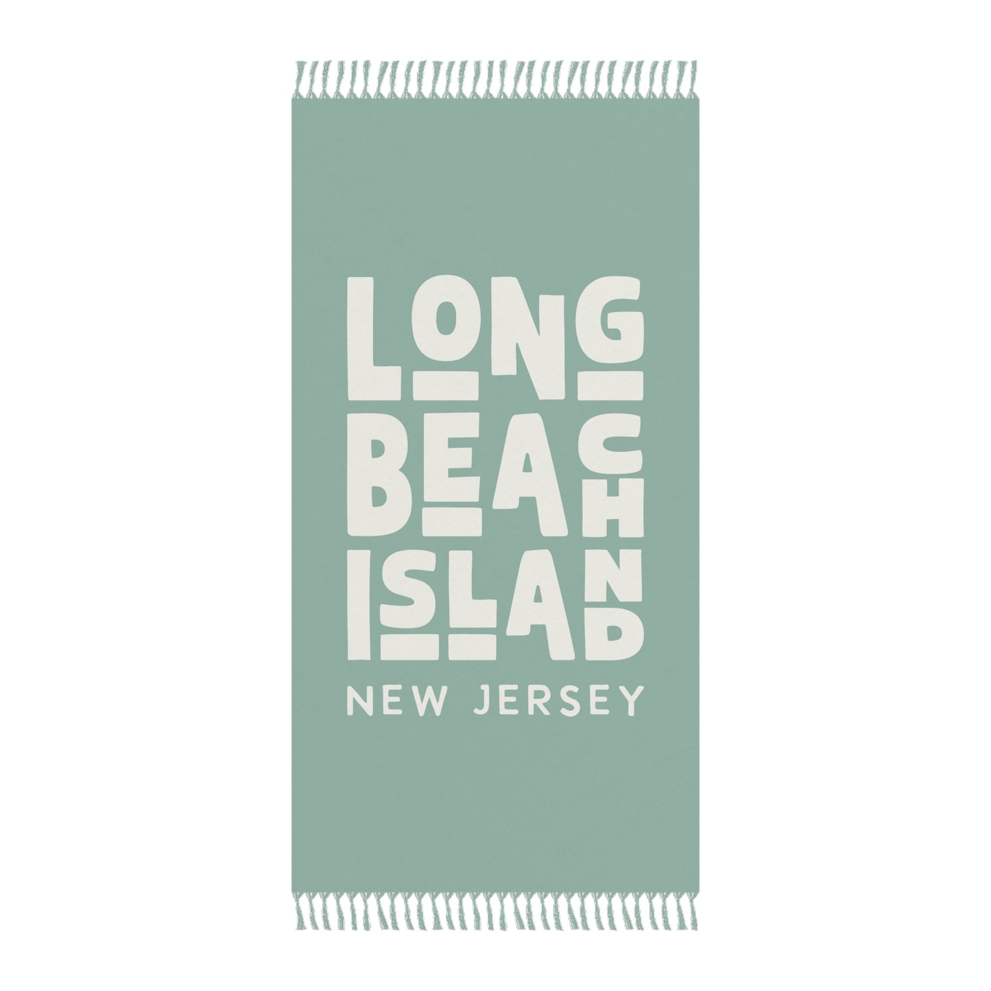 Retro LBI Boho Beach Towel