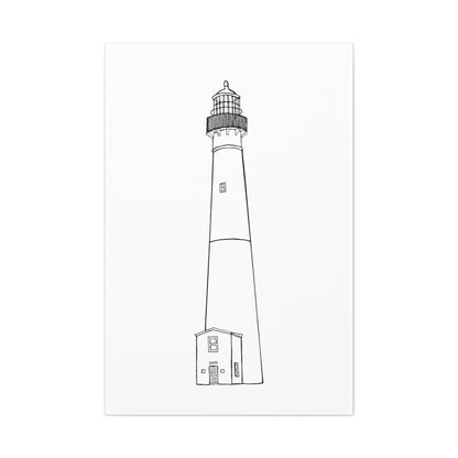 Barnegat Lighthouse Canvas Gallery Wrap