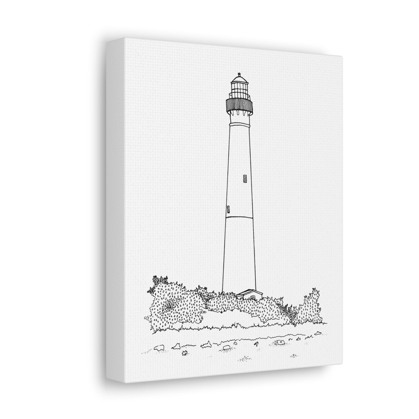 Barnegat Lighthouse Canvas Gallery Wrap