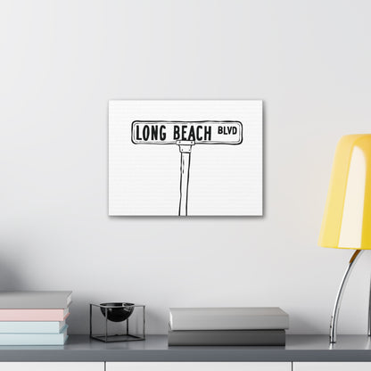 LBI BLVD Canvas Art Print