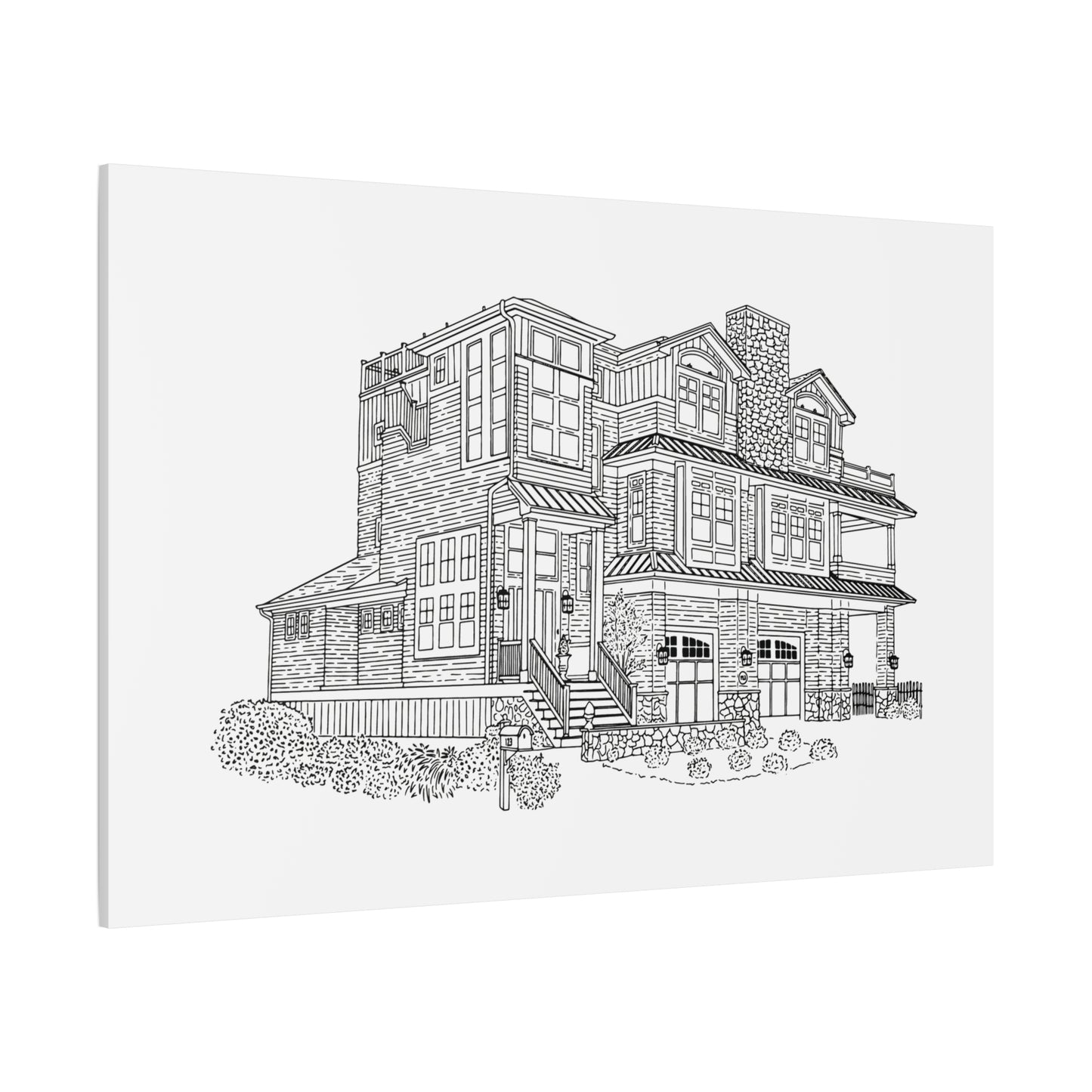 Custom Drawing Canvas Art Print