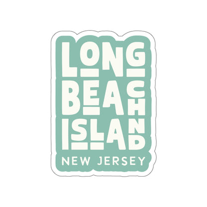 Retro LBI Die-Cut Sticker