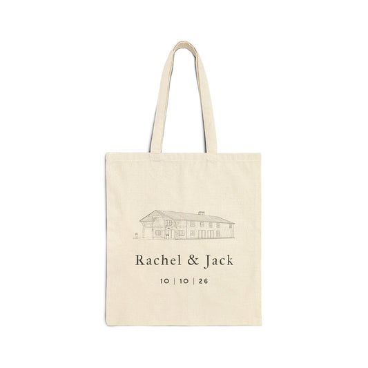 Custom Wedding Tote Bag