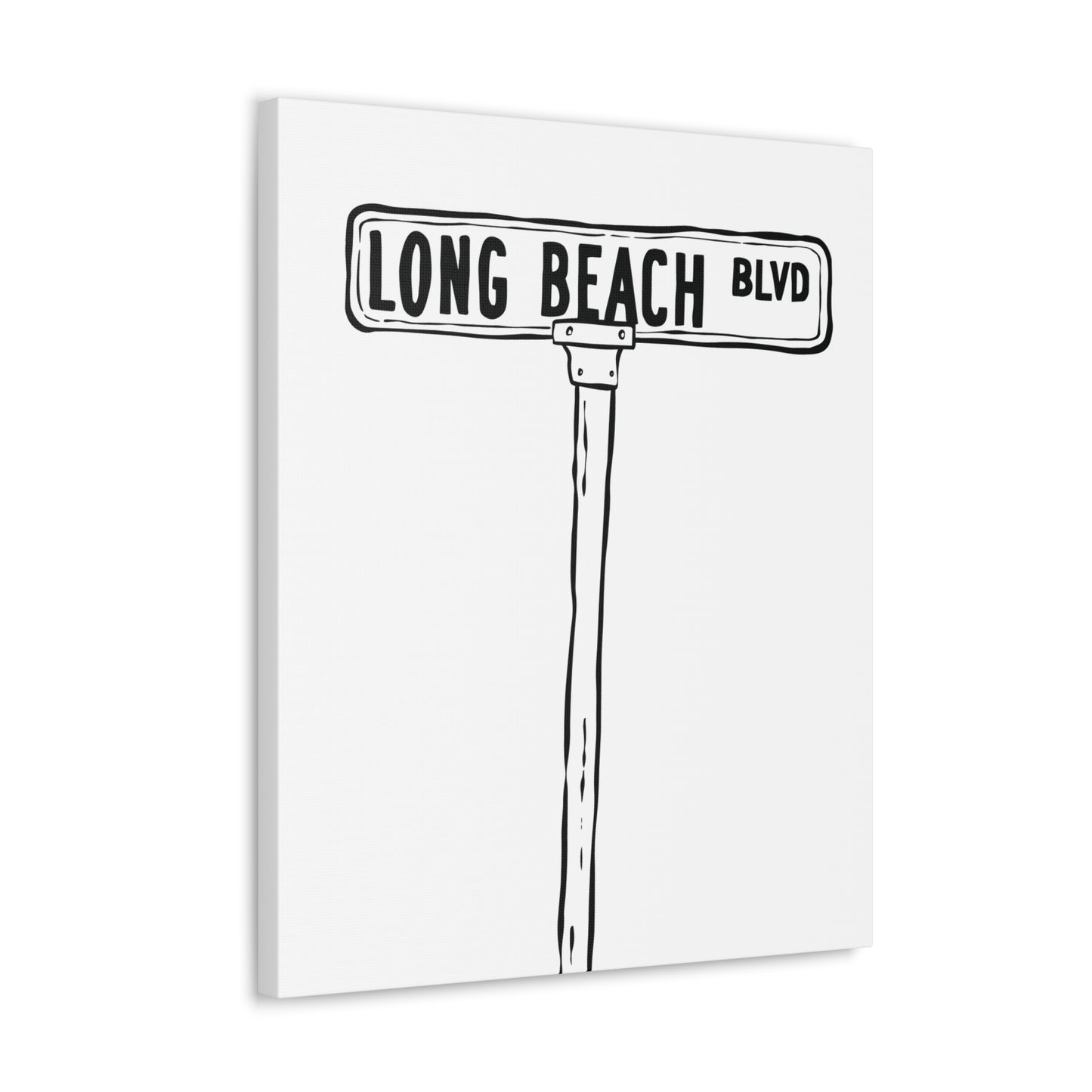 LBI BLVD Canvas Art Print