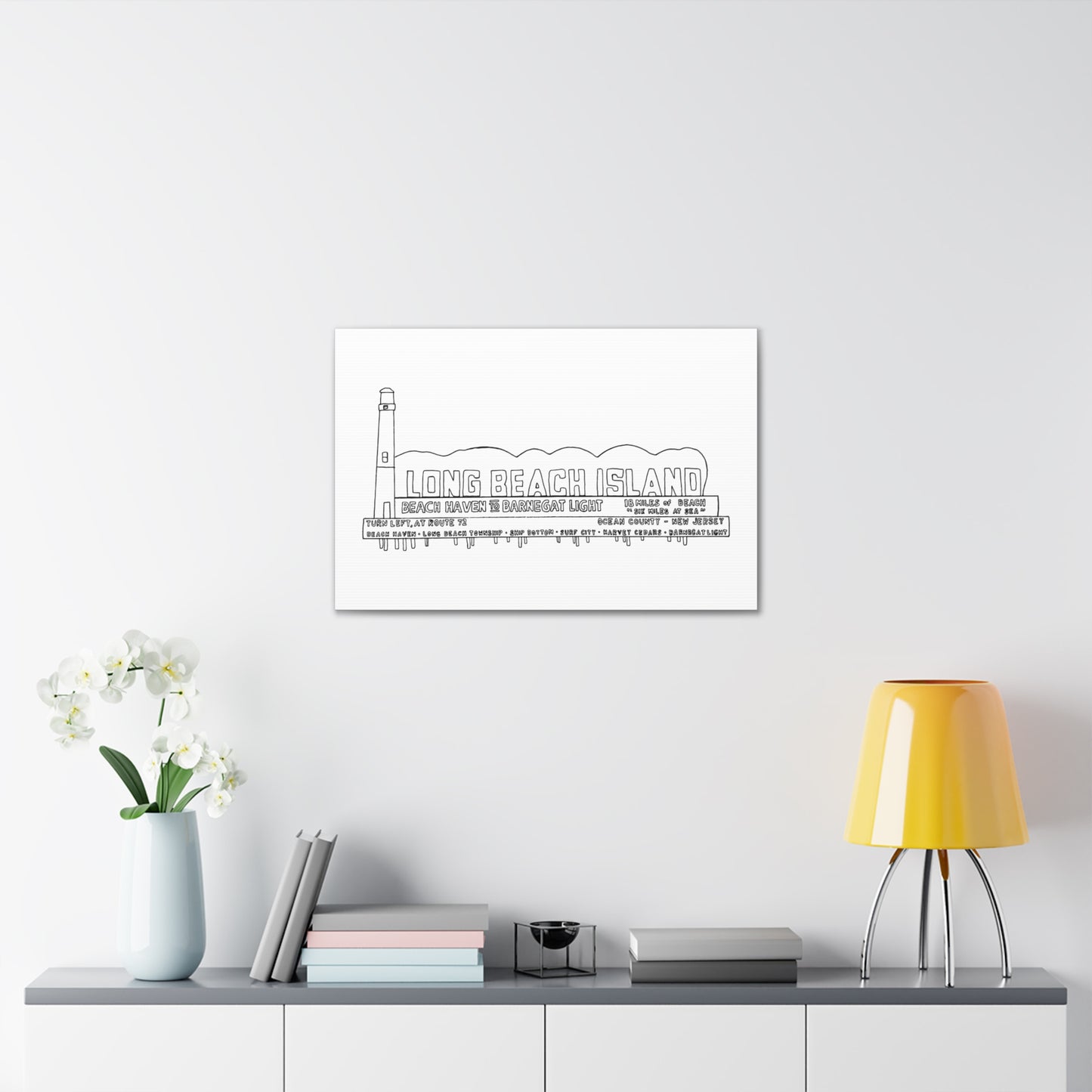 LBI Billboard Canvas Art Print