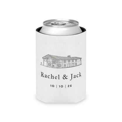 Custom Wedding Can Cooler