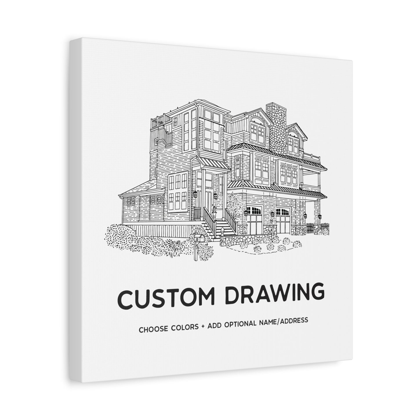 Custom Drawing Canvas Art Print