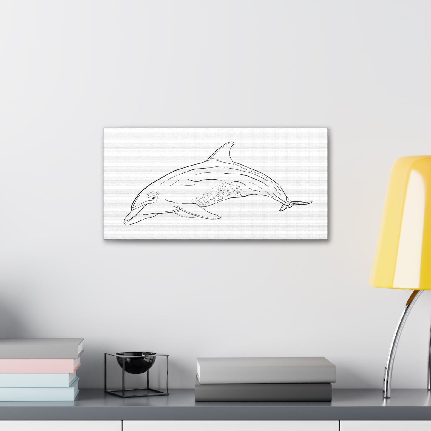 Dolphin Canvas Art Print